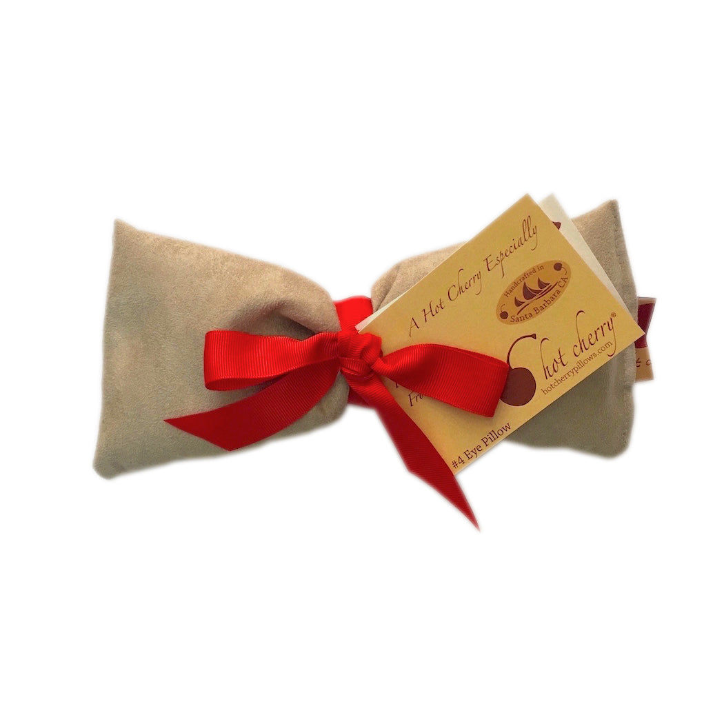 Eye Pillow in Tan Ultra-Suede