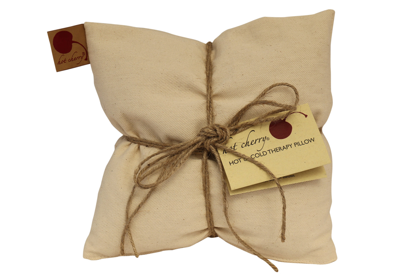 Double Square Pillow in Natural Denim-1