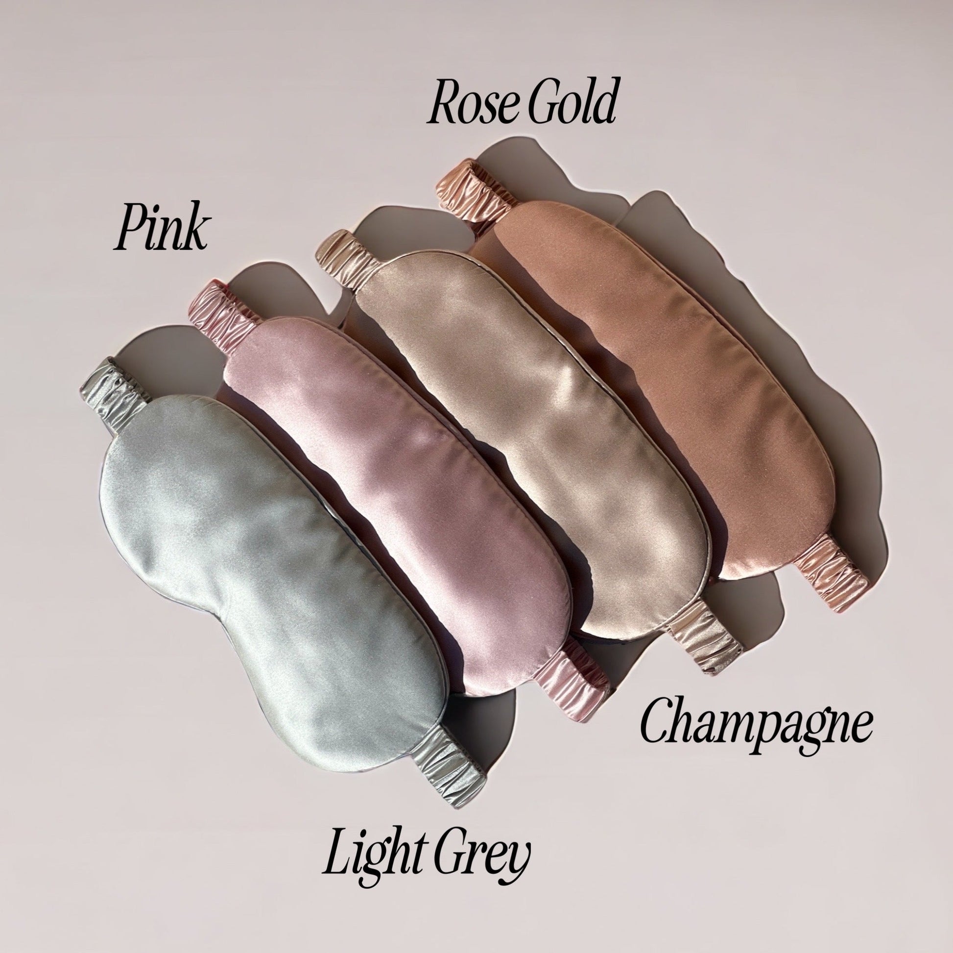 Premium Organic Silk Sleep Mask - Pink-2