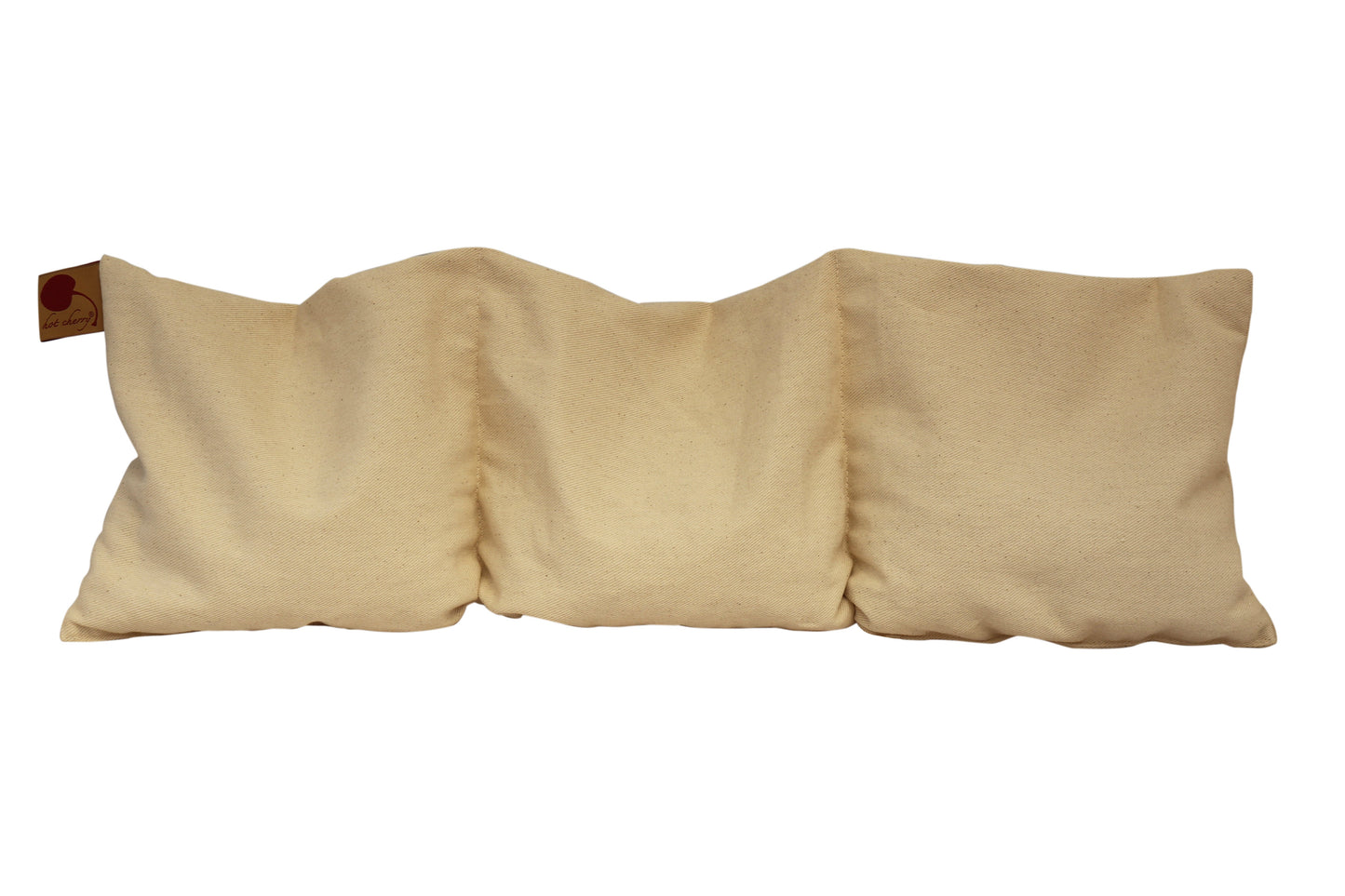 Triple Square Pillow in Natural Denim-1