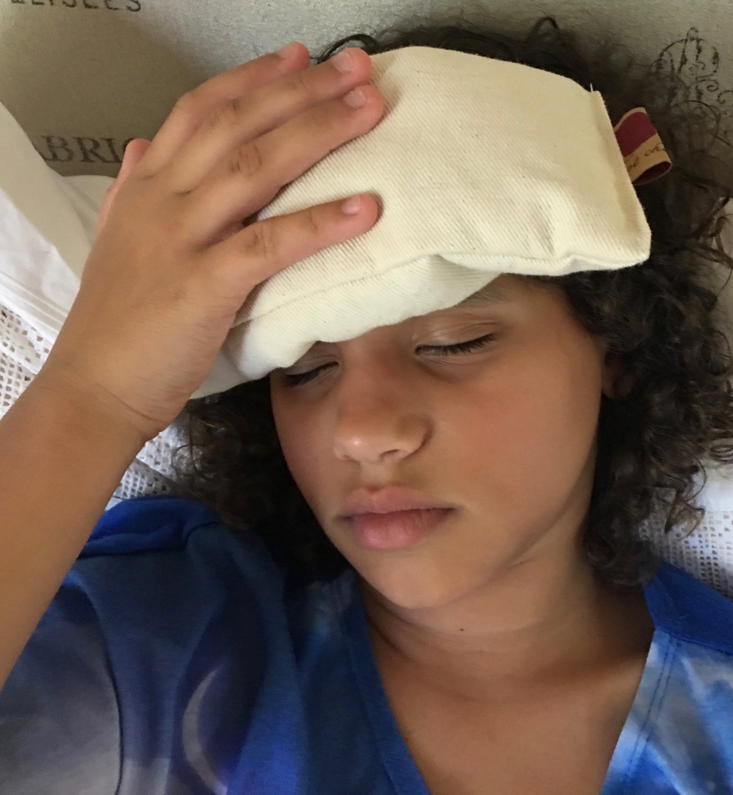 Eye Pillow in Natural Denim