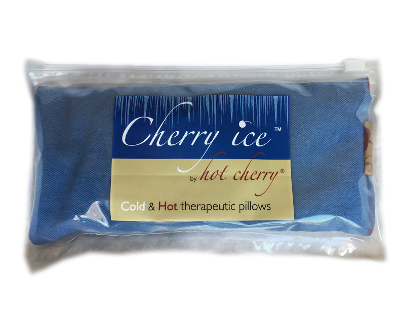Cherry Ice Blue Denim Eye Pillow