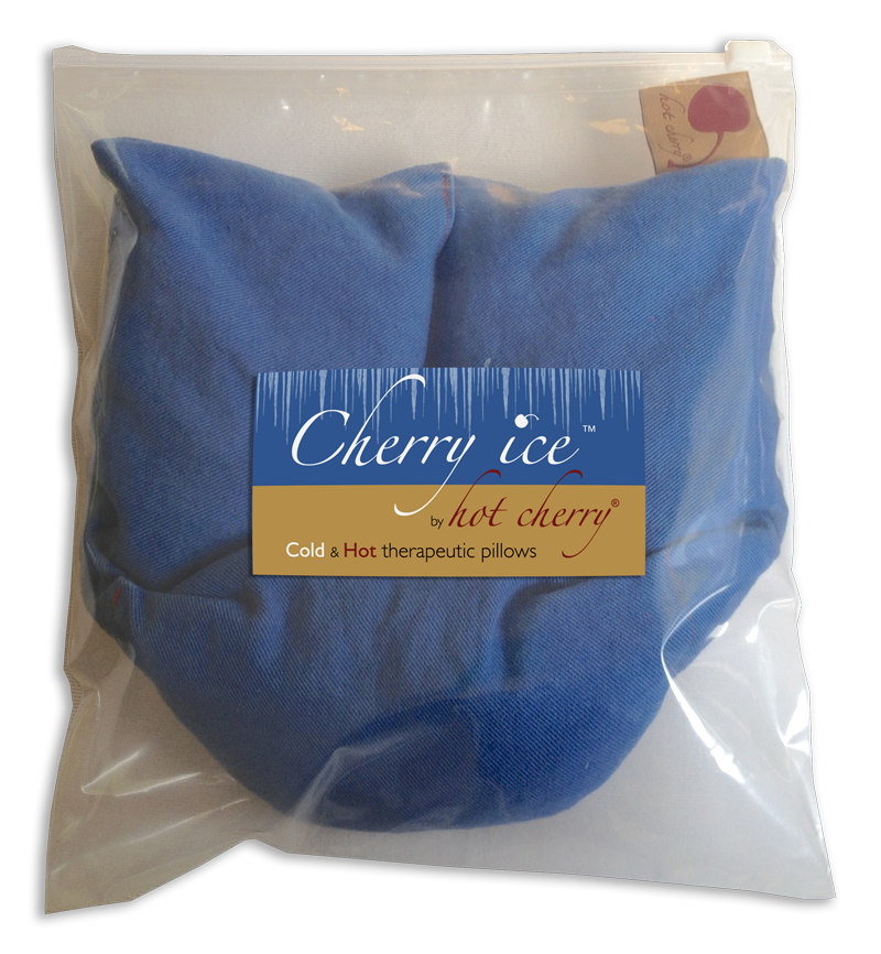 Cherry Ice Blue Denim Neck Wrap