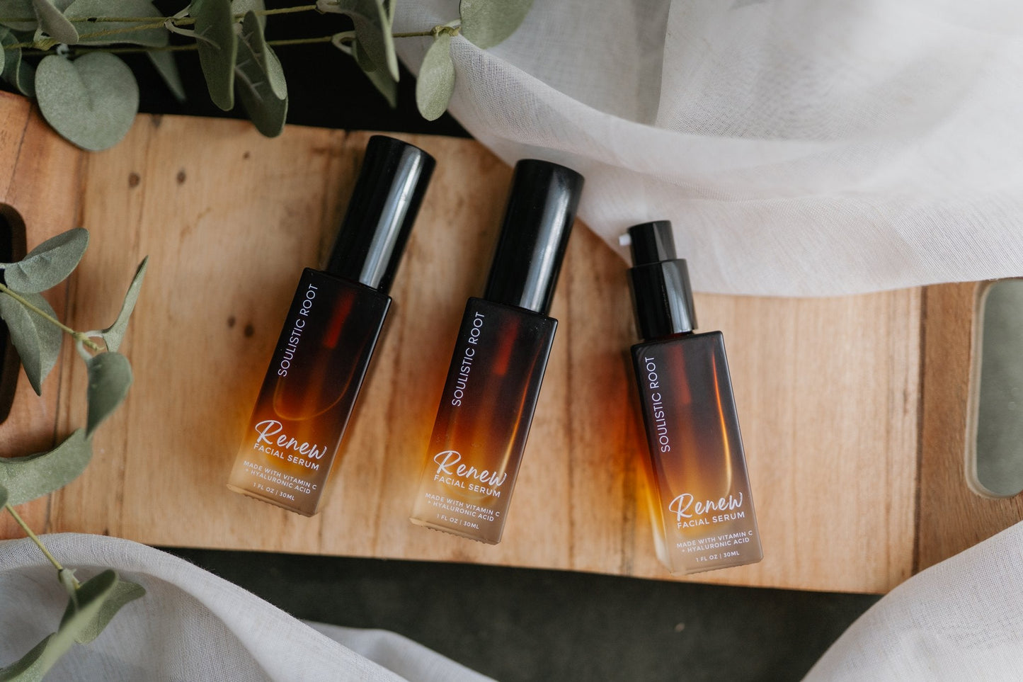 Renew Facial Serum — Vitamin C & Hyaluronic
