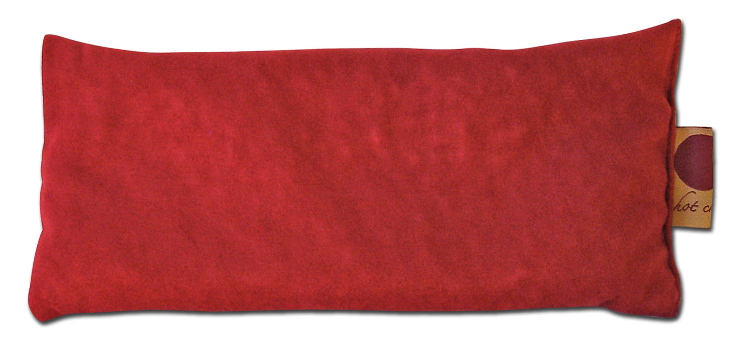 Eye Pillow in Plush Red Ultra-Suede-2