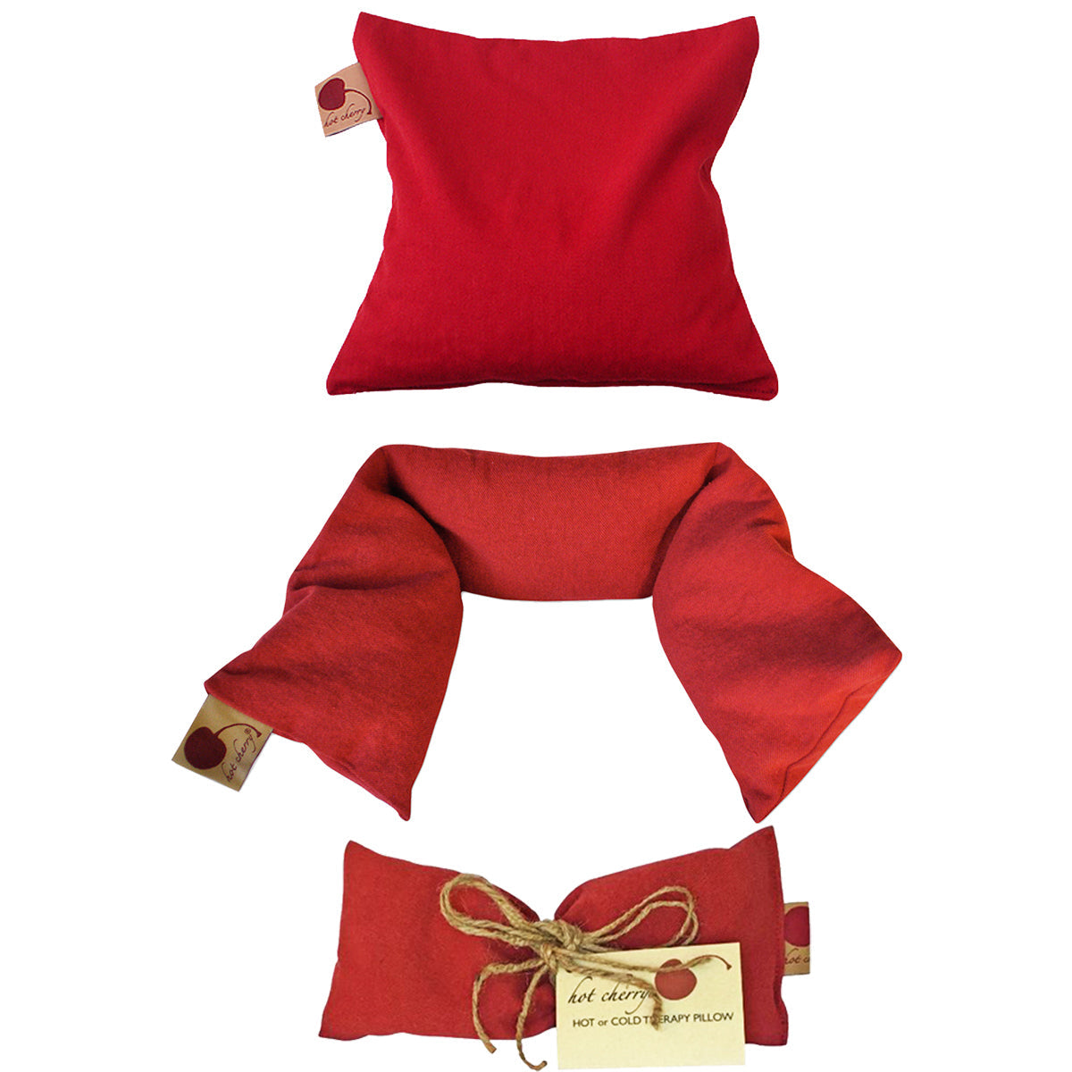 Red denim comfort set
