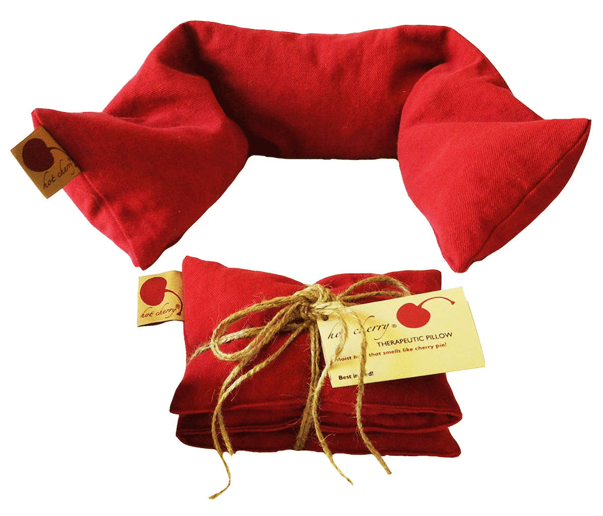 Neck Wrap in Red Denim