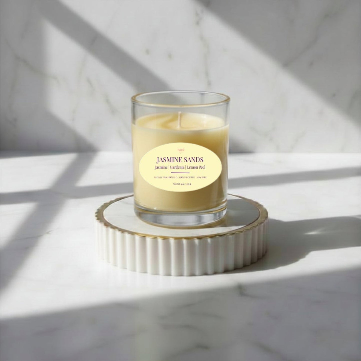 Jasmine Sands Premium Soy Candle