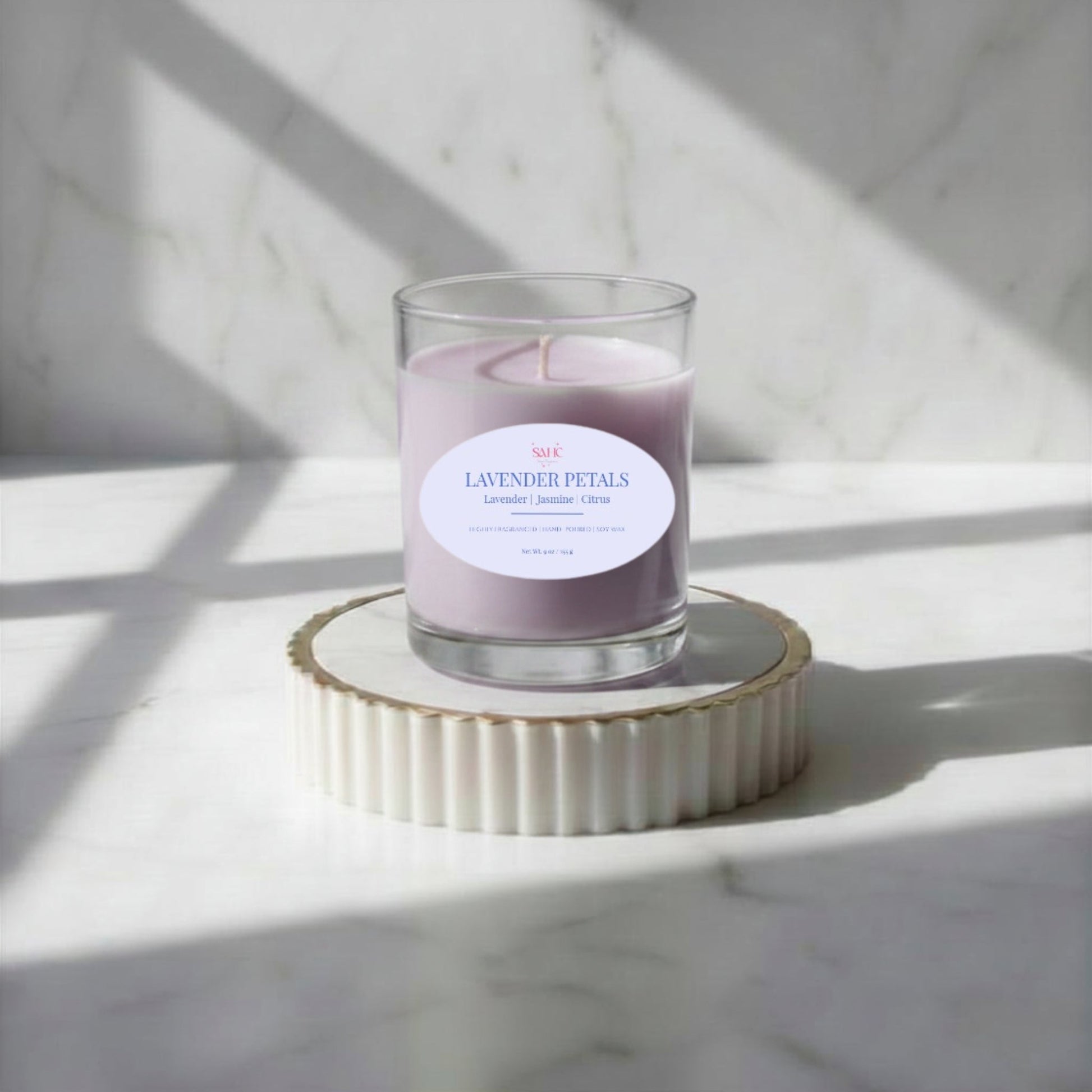Lavender Petals Premium Soy Candle