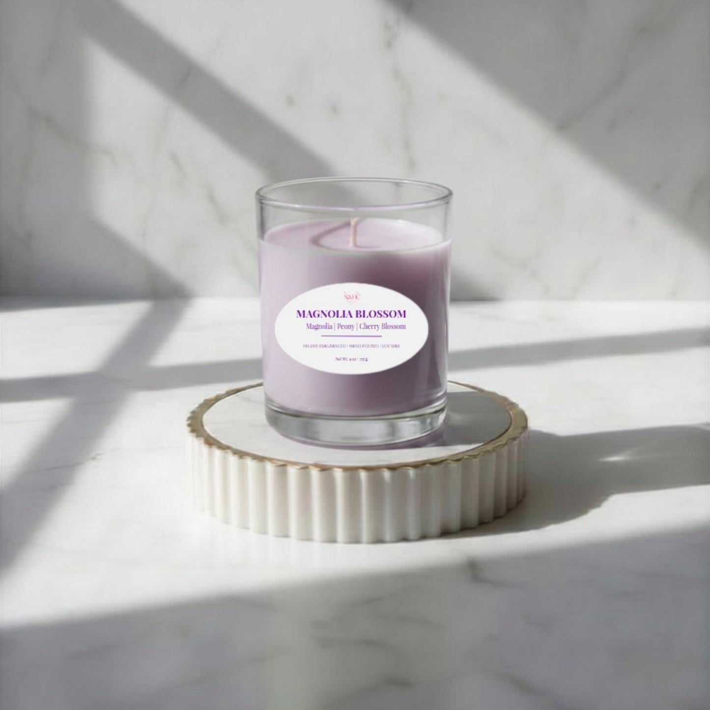 Magnolia Blossom Premium Soy Candle