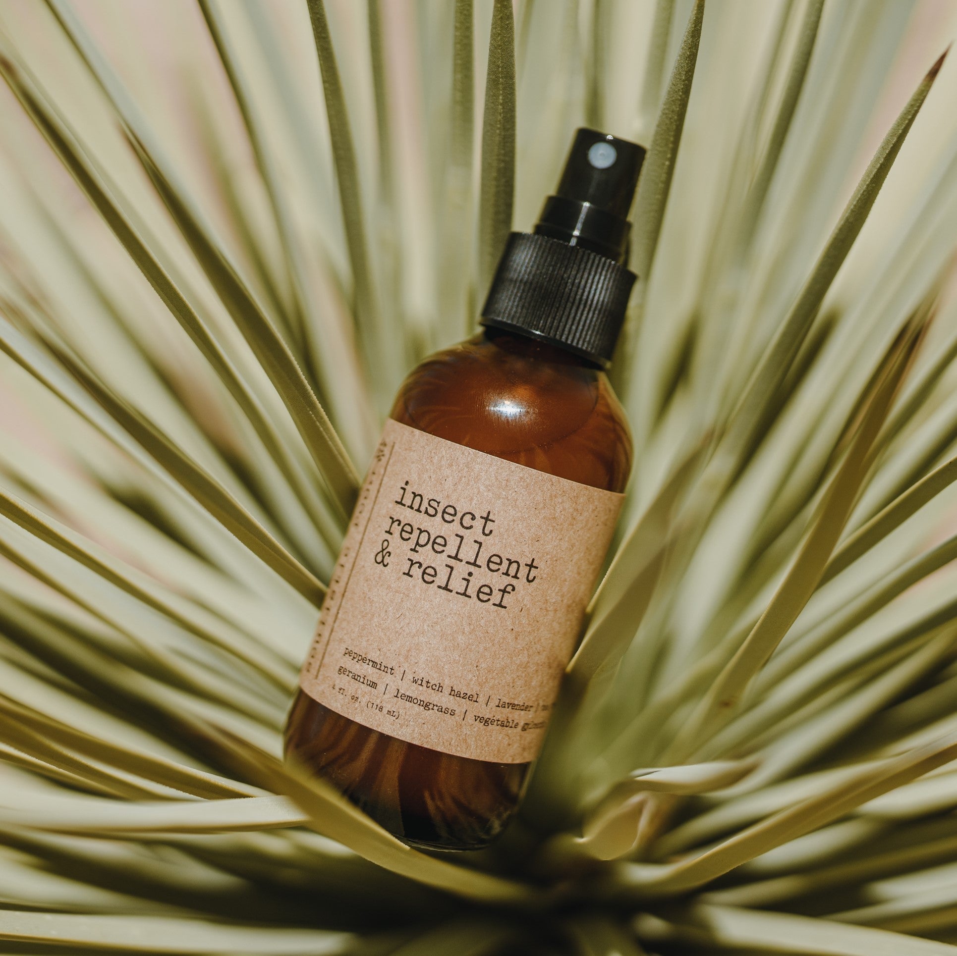 Herbal outdoor body mist for patio evenings