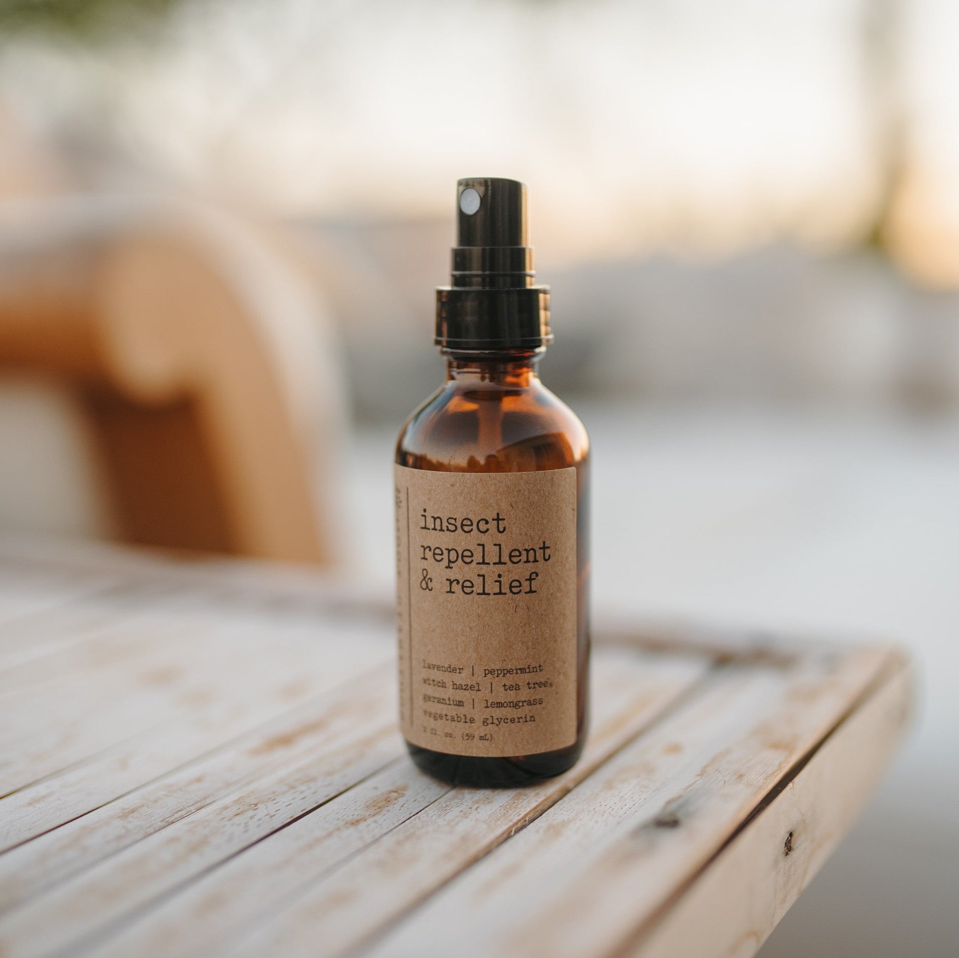 Fresh herbal body spray for warm-weather routines